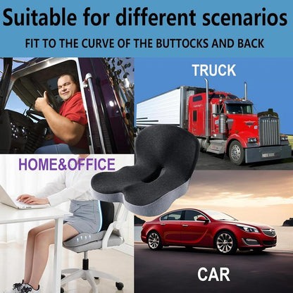 🔥2026 New 🛡️ Non-slip memory foam car and office seat cushions