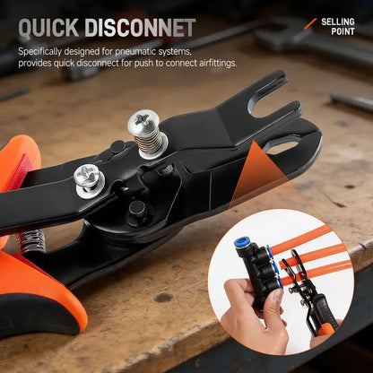 🛠️ Heavy Duty Push-to-Connect Air Hose Connector Remover Pliers