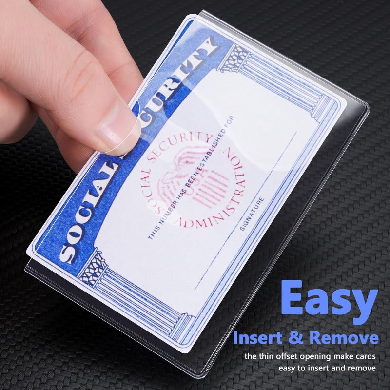 ✨Protect all your important and favorite cards; they are scratch-resistant, wear-resistant, sun-proof, and waterproof, so you don't have to worry about damage.