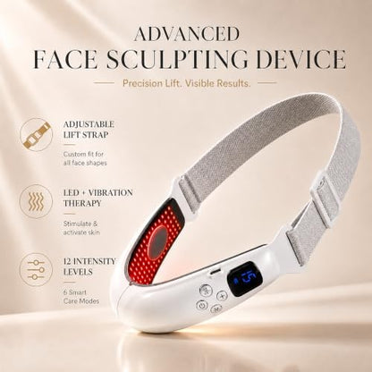 💆‍♀️Electric V-Face Machine | 6 Modes 12 Gears for Jawline & Double Chin
