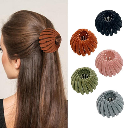 Bohemian Style Bird Nest Magic Hair Clips Set