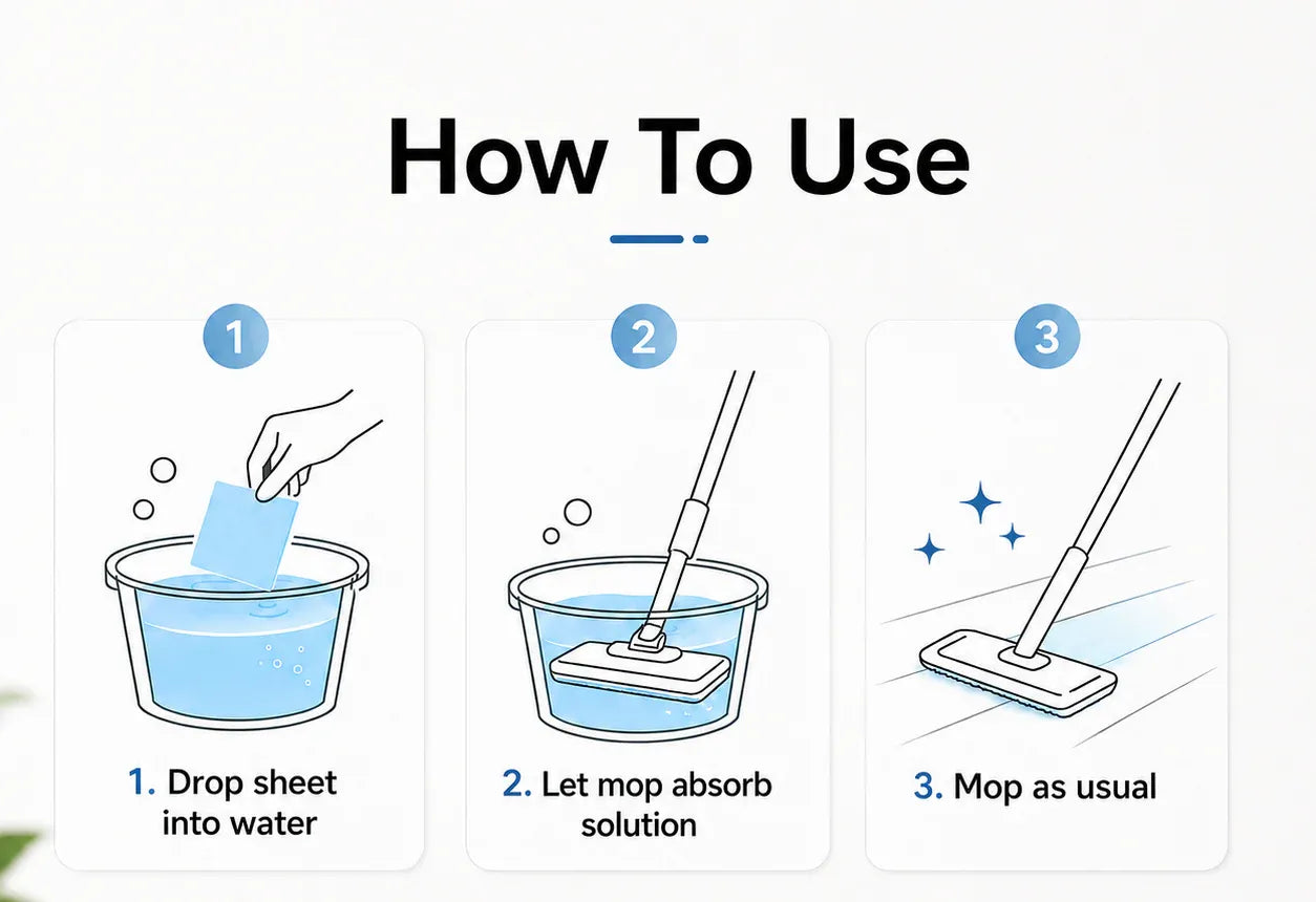Newest 2026 Home Cleaning Tablets|Floor Cleaning Tablets Multi-Surface Antibacterial Cleaner