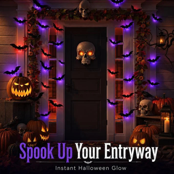 Halloween Special Offer: 50% Off 🔥3D Bat-Shaped LED Decorations