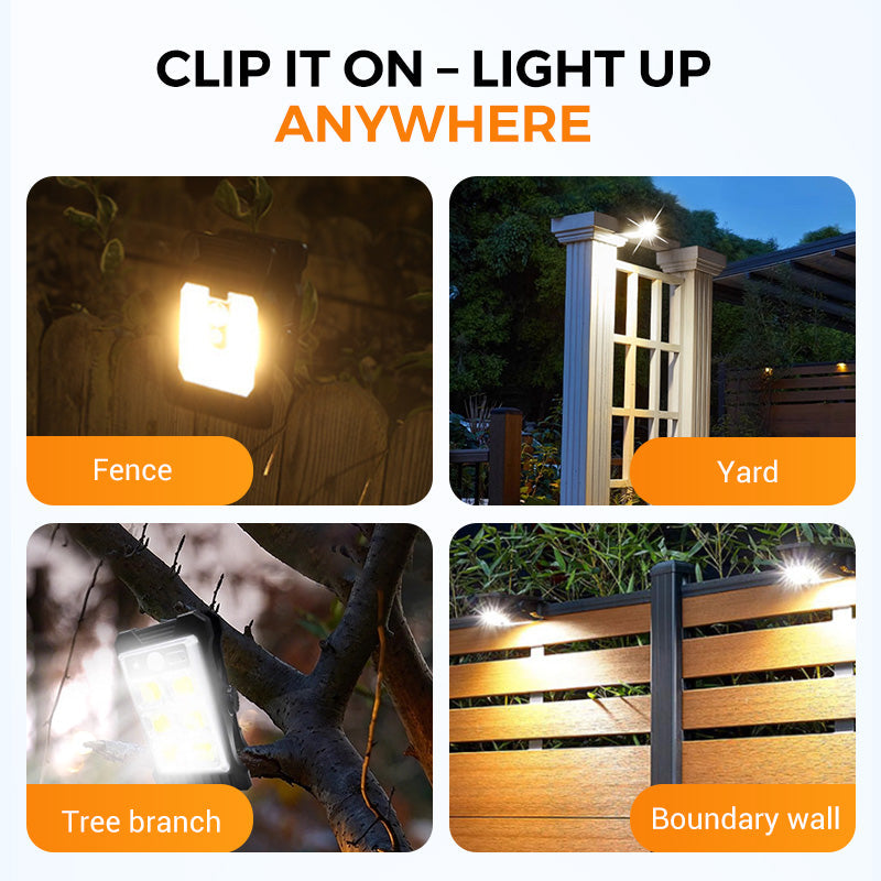💡This Month's Hot Selling Item - 50% Off - Outdoor Solar Clip-on Light