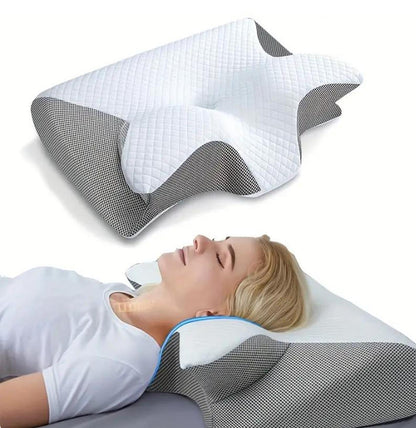 🦋Limited-time 50% discount Aura Rest Butterfly Memory Foam Neck Pillow 🛌 Ergonomic Butterfly Design, Soft Memory Foam for Travel & Sleep