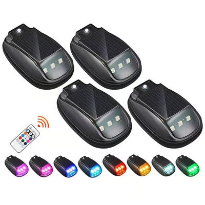 Solar Car Roof RGBStrobe Light