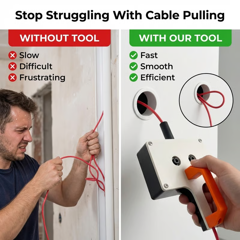 Hot-Sell🔥Efficient cable pulling tool – The ultimate solution for easy wiring