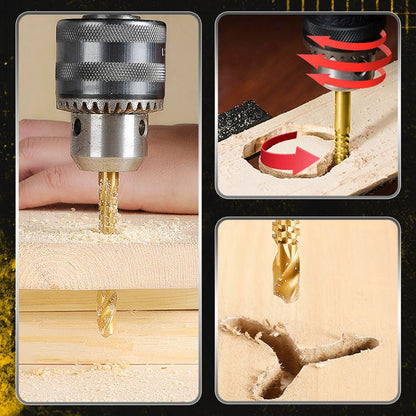🛠️ LIMITED-TIME 50% OFF! ✨ Twist Drill Bit Set – Titanium-Coated, Serrated, Multi-Material 🔩