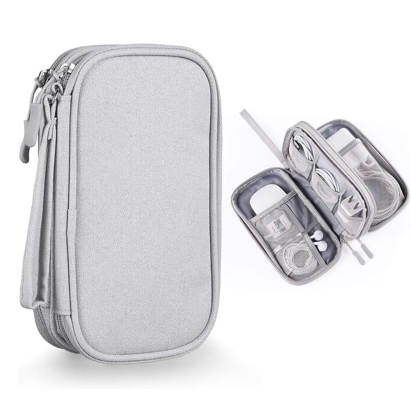 🔥Newest 2026 Model | 50% OFF Today | Travel Cable Organizer Bag – Dual-Layer Multifunctional Case