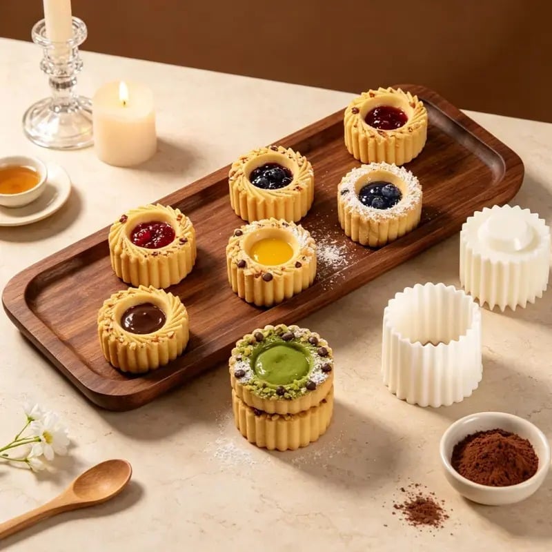🔥Buy two get one free-Easy-Press Pastry & Cookie Mold