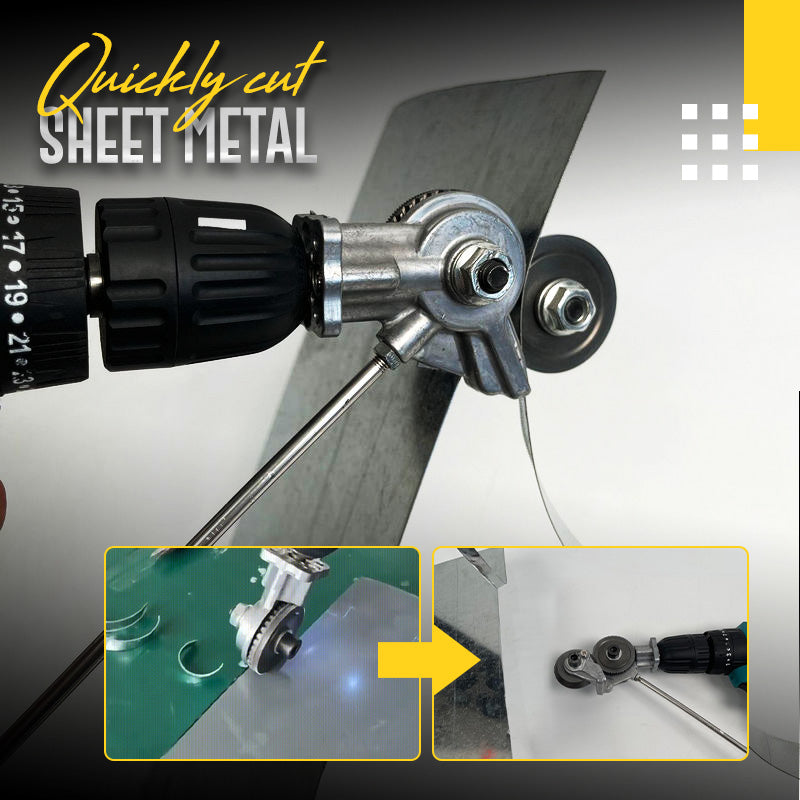 🛡️⚙️ FLASH SALE: 50% OFF! 🔩 Electric Drill Plate Cutter – Precise, Light, Safe Metal Gear Cutter for Daily Use ✂️✨🎯