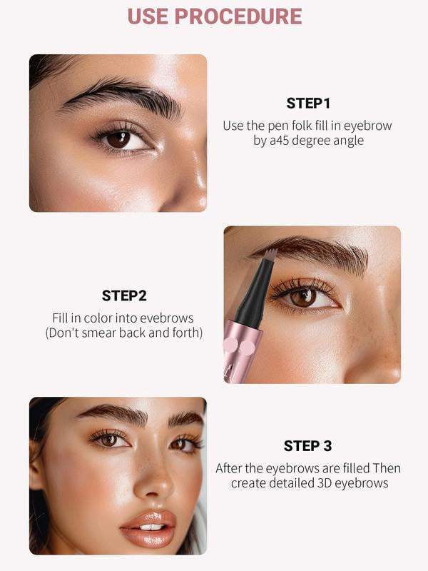 🔥Newest 2026 Eyebrow Pencil | 50% OFF Today🖌️ Waterproof Micro-Fork Brow Pencil – Natural Hair-Like Brows