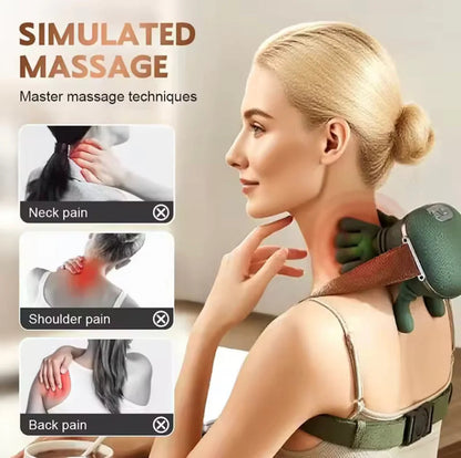 💥Last Day! 50% OFF✅2026 New‑Model Imitation‑Human‑Hand Shoulder & Neck Massager