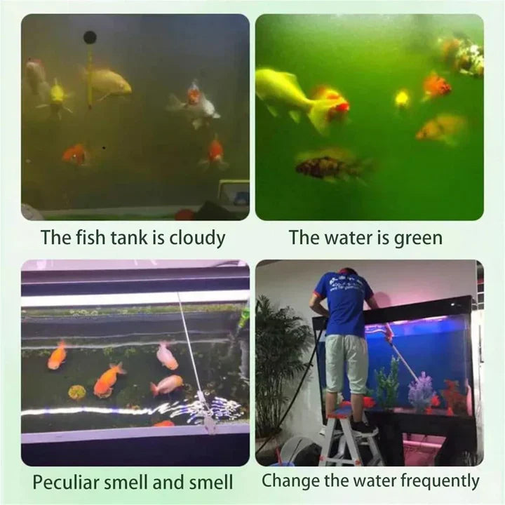 50% off, limited-time offer! Aquarium purification tablets (140 tablets) – safe for all fish | Use 1 to 4 tablets per 10 liters of water