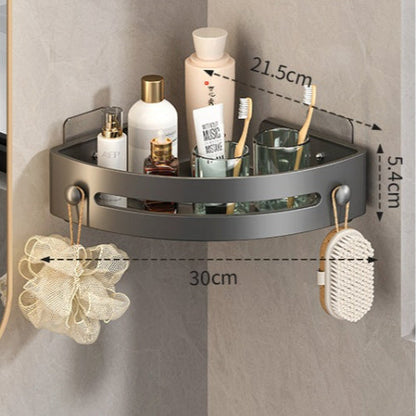 🌟Best-Seller | A Household Essential | Drill-Free Triangular Shower Shelf