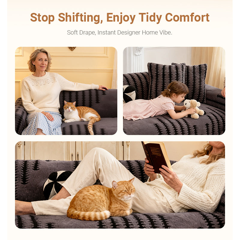🎁2026 Collection🔥Soft Plush Non-Slip Couch Cover💖