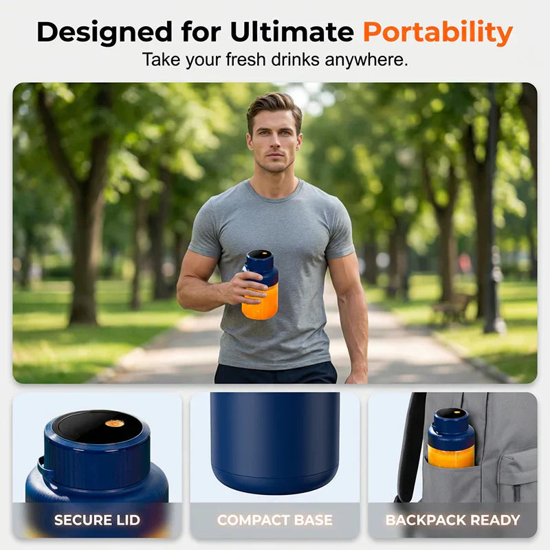 ⏳【Limited Offer】50% OFF ! 1300ml High-Capacity Portable Blender 🍹
