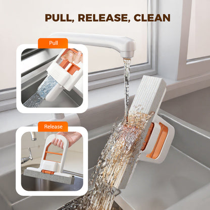 🧹LAST DAY SALE  £6.9!!⚡50K+ SOLD💕Mini Portable Self-Squeezing Mop✨Hands-Free Compact Cleaning Mop