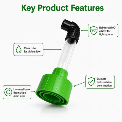 🔧50% off Universal AC Drain Line Cleaner Adapter 💨 Wet/Dry Vacuum Attachment for HVAC Condensate Drain Pipes | Clear-View PVC Unclogger Tool for Fast Clog Removal & Debris Evacuation