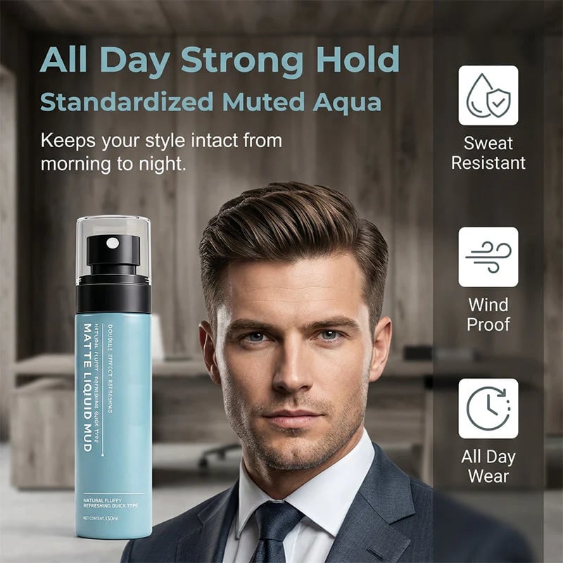 🔥🔥Newest 2026 liquid hair clay: natural ingredients, fresh fragrance.