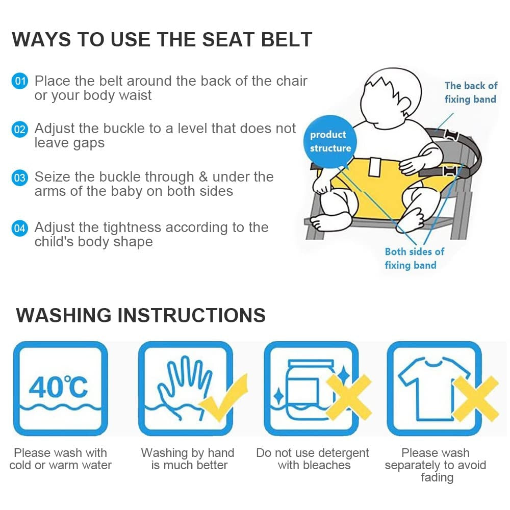 🔥Limited-time 50% off-Infant high chair safety belt
