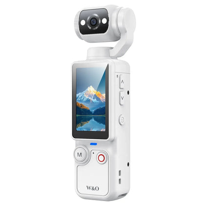 🎥 Upgraded Vlog Camera – 180° Rotating Lens, Full-Body Video Recorder