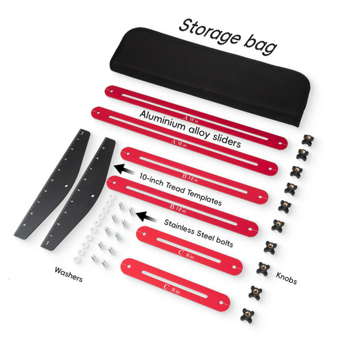 🛠️ Half-Price Offer ⚙ Aluminum Alloy Stair Tread Template Tool