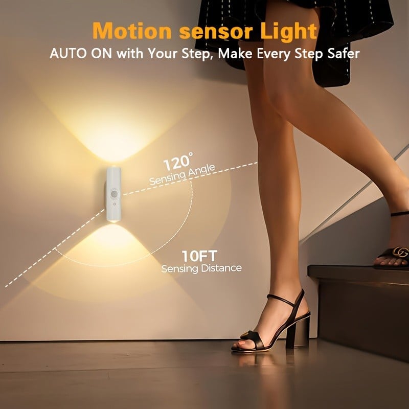 🎁LAST WEEK SPECIAL PRICE !!⏳Rechargeable Smart LED Motion Sensor Ambient Light