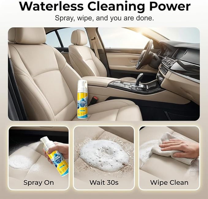 ✨ Powerful Enzyme Foam Cleaner For Stubborn Stains On Any Surface