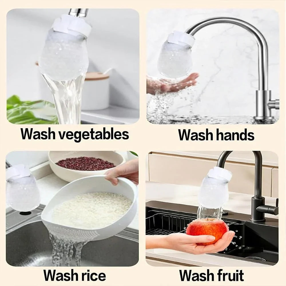 💧 Disposable Cotton Faucet Filter Bags with Fastening Straps