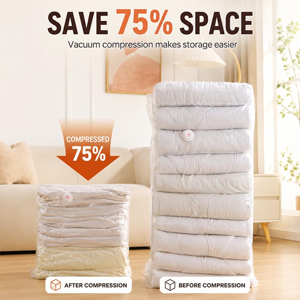 💥 Last 200 units—50% Off ✅New transparent thickened vacuum compression bag