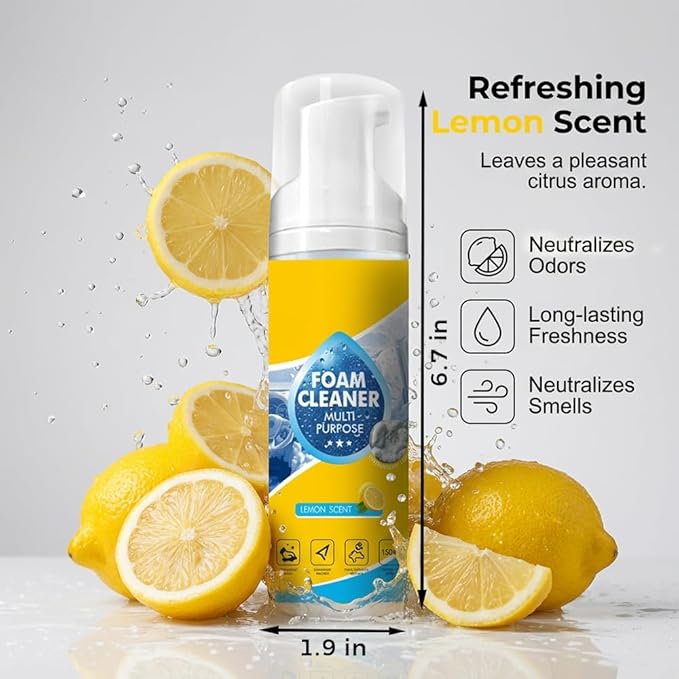 ✨ Powerful Enzyme Foam Cleaner For Stubborn Stains On Any Surface