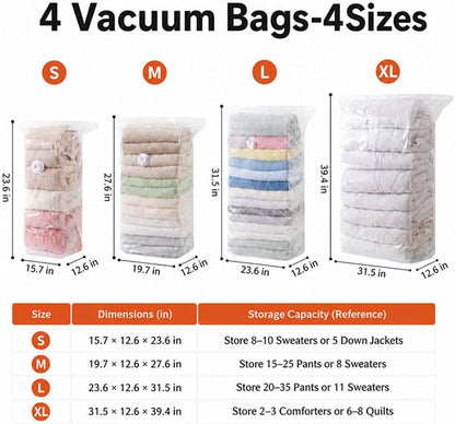 💥 Last 200 units—50% Off ✅New transparent thickened vacuum compression bag