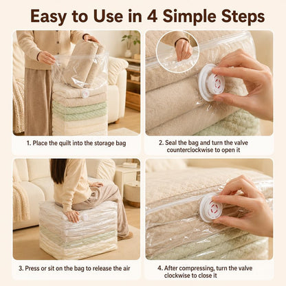 💥 Last 200 units—50% Off ✅New transparent thickened vacuum compression bag