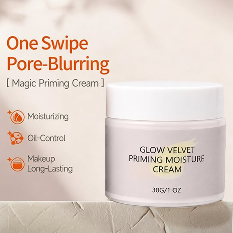 🔥🔥🔥Glow Velvet Priming Moisture Cream - Pore Blurring & Makeup Gripping Primer