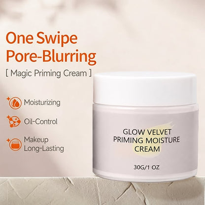 🔥🔥🔥Glow Velvet Priming Moisture Cream - Pore Blurring & Makeup Gripping Primer