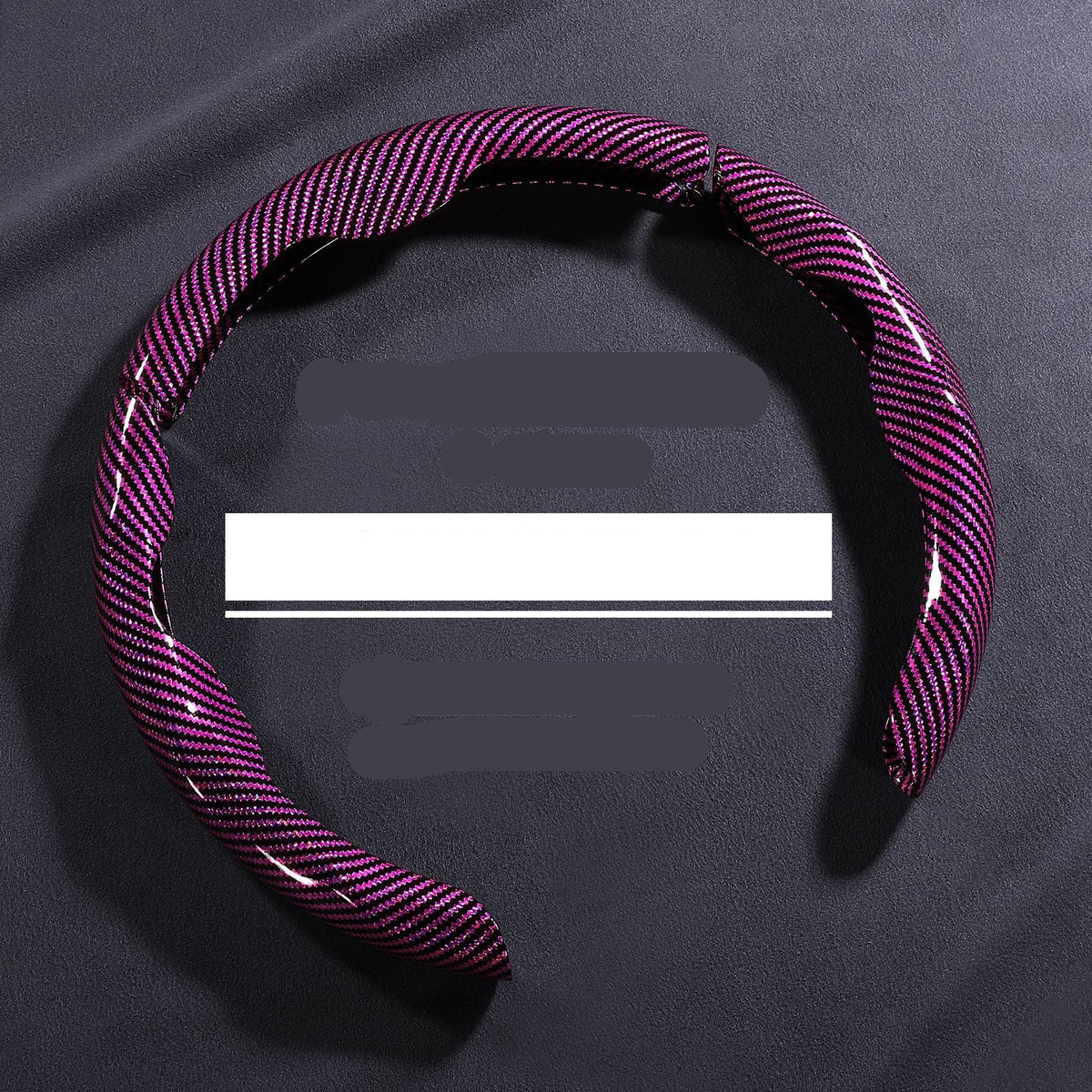🎉 2026 Sale — Over 37600 Sold! 📢Universal Carbon Fiber Texture Steering Wheel Cover｜Ergonomic Anti-Slip Segmented Grip Protector ✨