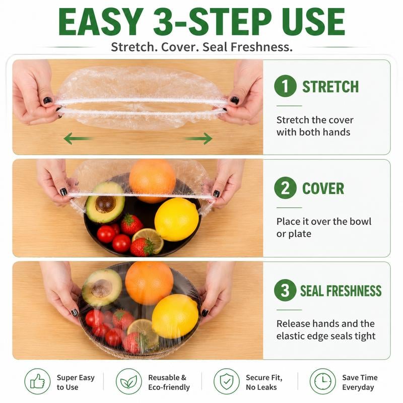 🥗🍉Disposable elastic food lid