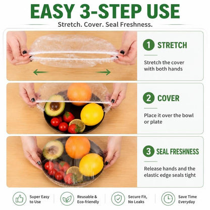🥗🍉Disposable elastic food lid