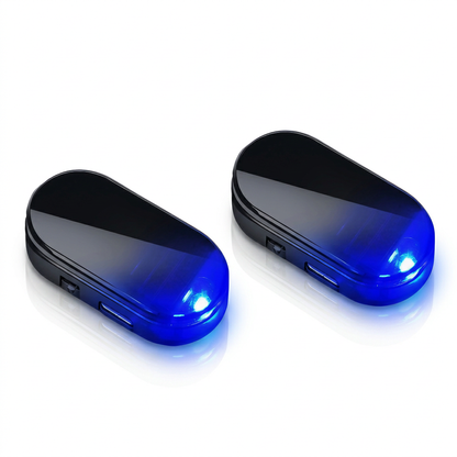 🔥BUY 1 GET 1 FREE🚗Solar Powered Fake Car Alarm Light Auto LED Security Warning Flashing Light