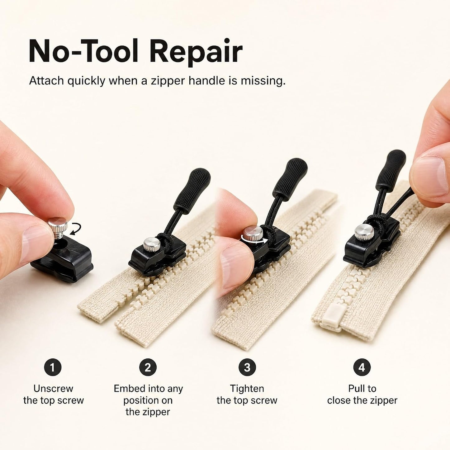 ✨ 15PCS Universal Zipper Repairer