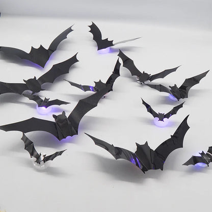 Halloween Special Offer: 50% Off 🔥3D Bat-Shaped LED Decorations