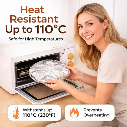 🔥Reusable Insulated Aluminum Foil Food Covers – Keep Food Warm, Fresh & Protected