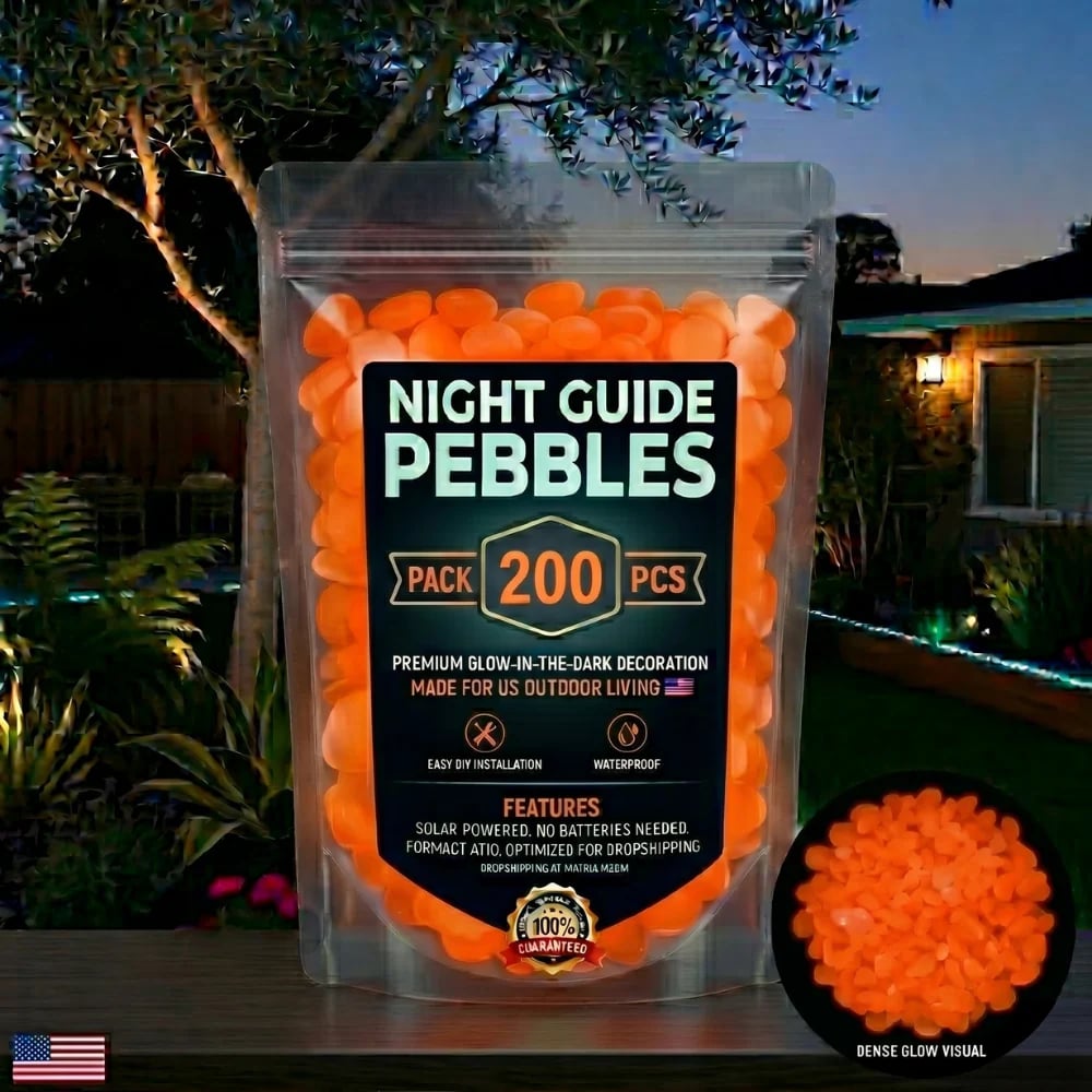 💥50%OFF💥🌈Colorful Glow-in-the-Dark Garden Stones
