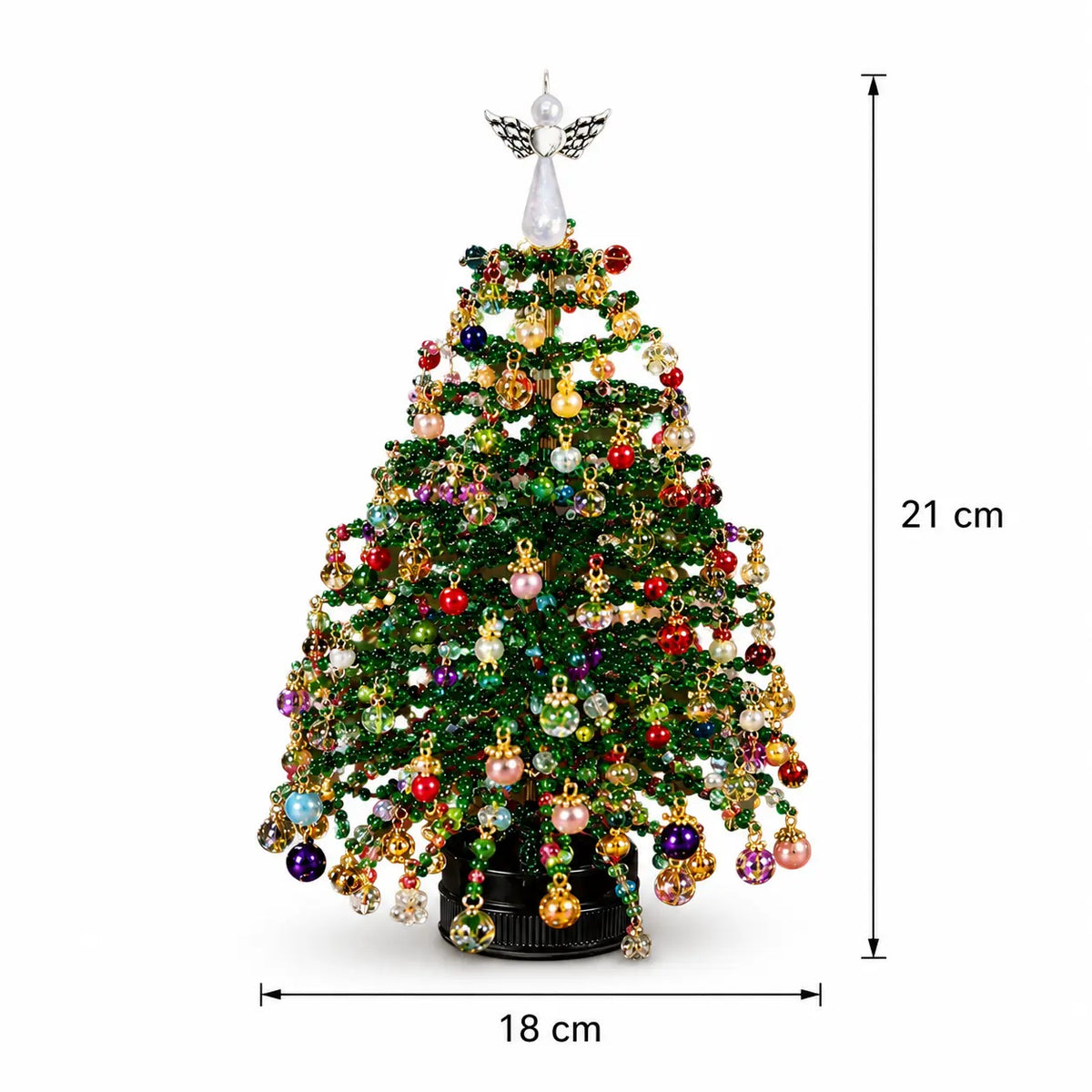 🎁 DIY Beaded Christmas Tree – Complete Craft Kit for Festive Holiday Décor & Gifting