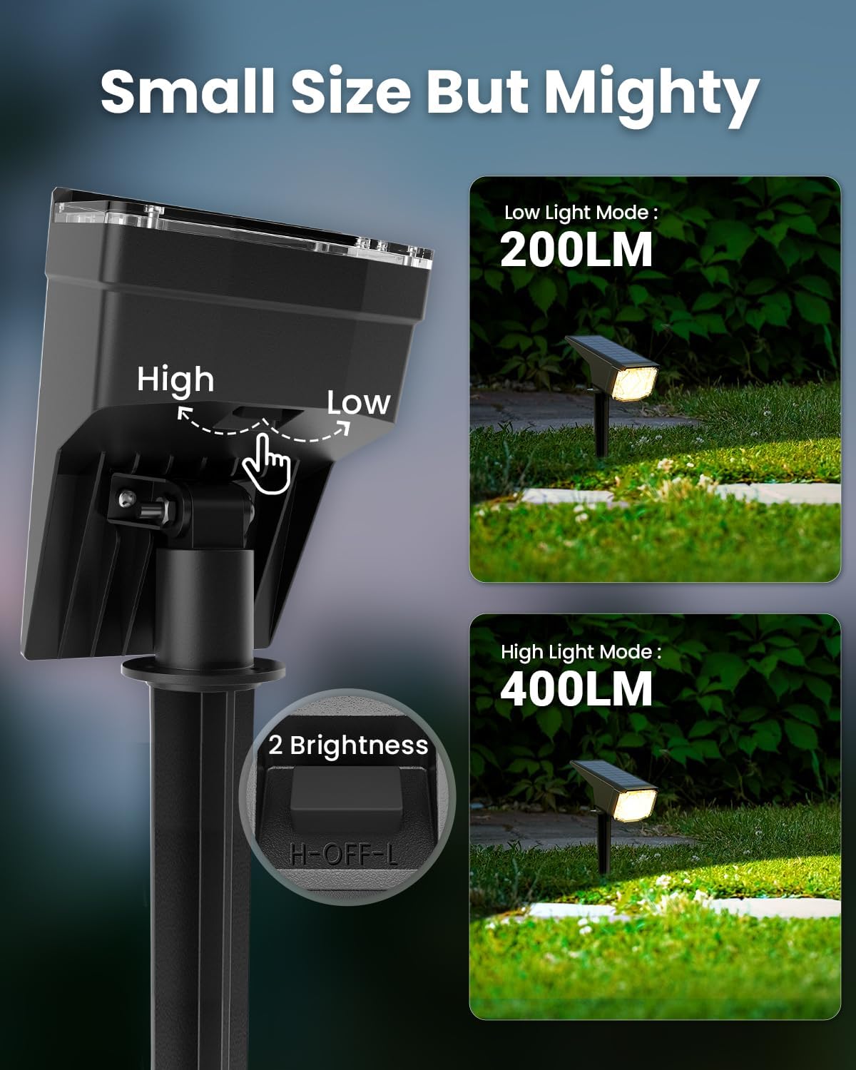 🔥2026🔥 HOT Sale🔥⏰50% off🔥 Dual-Mode Solar Landscape Spotlights