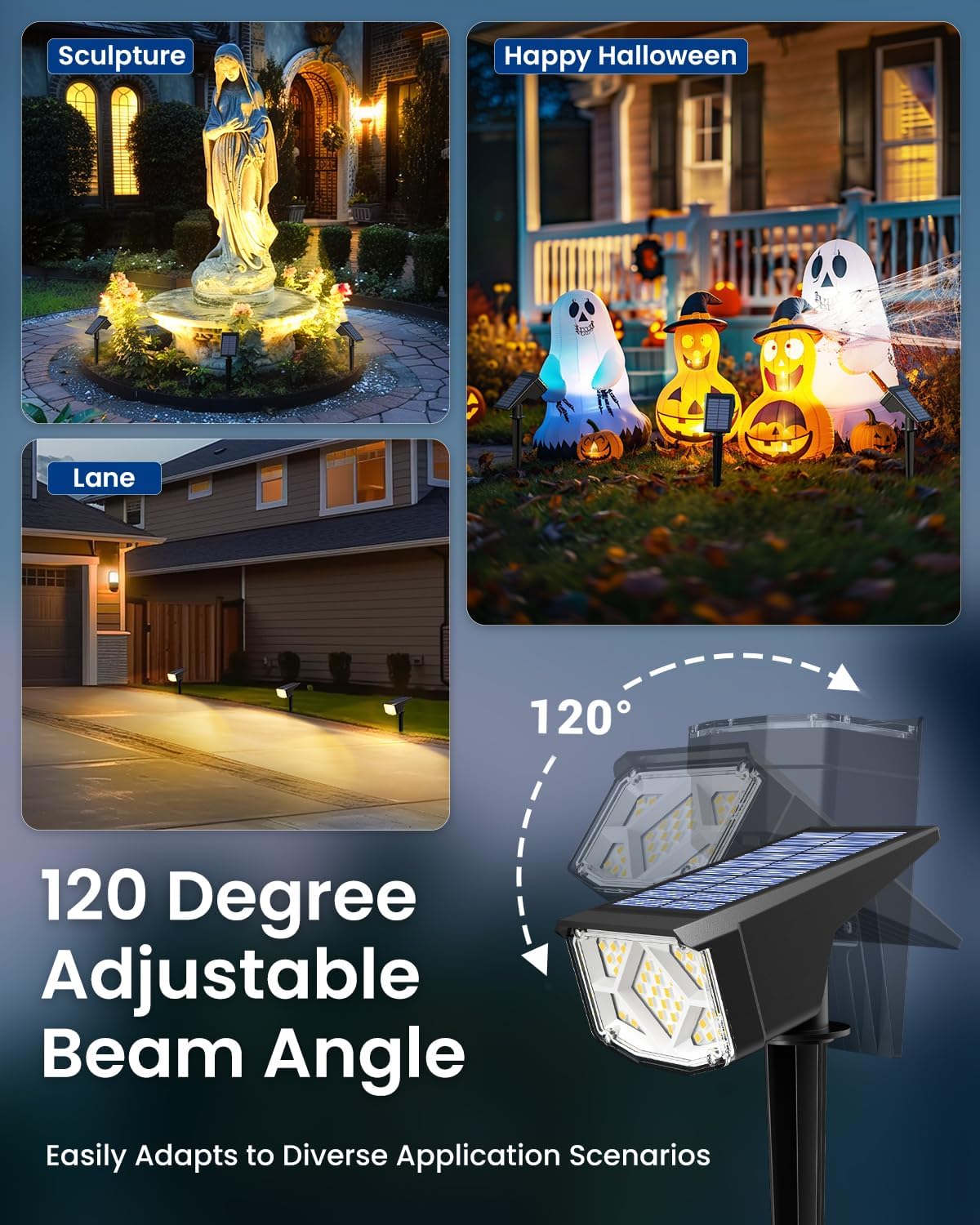 🔥2026🔥 HOT Sale🔥⏰50% off🔥 Dual-Mode Solar Landscape Spotlights