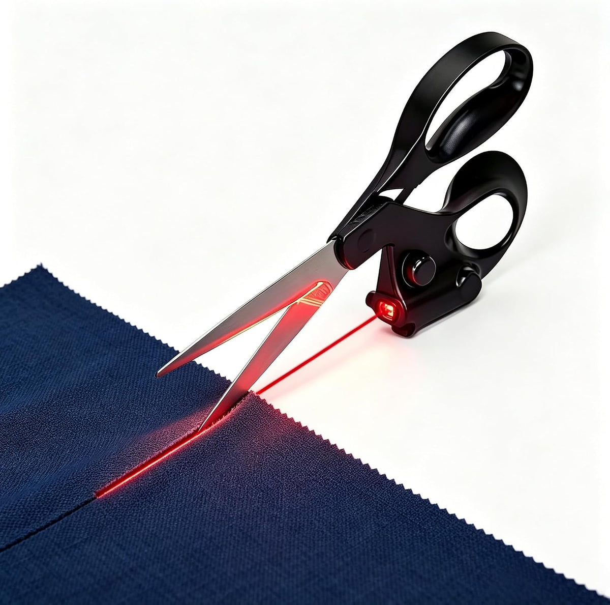 💕Buy 1 Get 1 Free✂️Laser Guided Scissors for Fabric Cutting Infrared-assisted Scissors