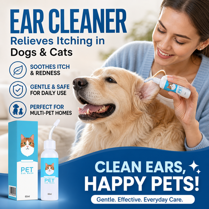 🔥Buy 1 get 1 free🐶🐱 Ear cleaner to relieve ear itching Soothes itchy ears