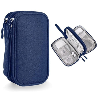 🔥Newest 2026 Model | 50% OFF Today | Travel Cable Organizer Bag – Dual-Layer Multifunctional Case